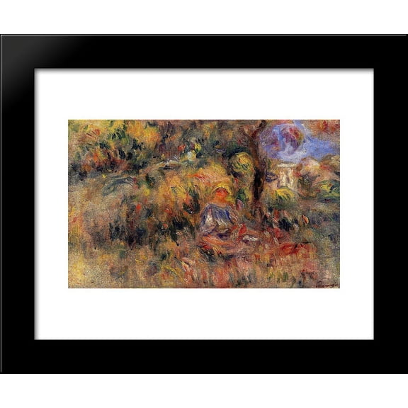 Landscape (sketch) 20x24 Framed Art Print by Renoir, Pierre Auguste
