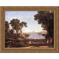 thumbnail image 1 of Landscape with Dancing Figures 24x20 Gold Ornate Wood Framed Canvas Art by Lorrain, Claude, 1 of 2