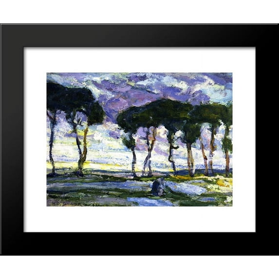 Landscape with Irises 20x24 Framed Art Print by Henry Ossawa Tanner