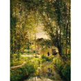 thumbnail image 1 of Landscape with a Sunlit Stream Poster Print by Charles-Francois Daubigny, 1 of 2
