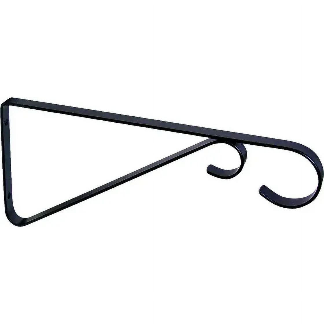 Landscapers Select GB0353L Hanging Plant Bracket 9 Inch Black, Each