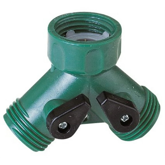 Landscapers Select GC5113L Garden Hose Y-Connector, Plastic, Yellow