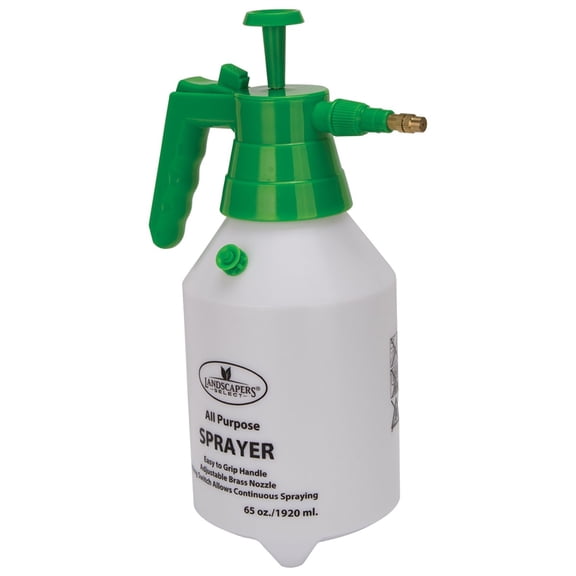 Landscapers Select Pressure Sprayer, Adjustable Nozzle, PE, White, 1.5 qt
