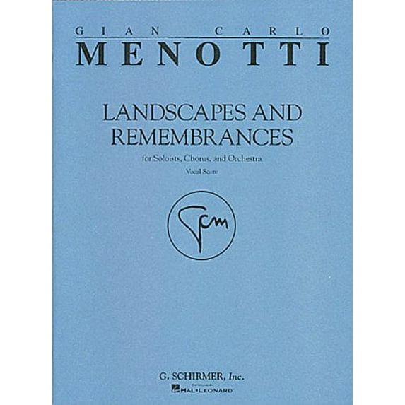 Landscapes Remembrances: SATB