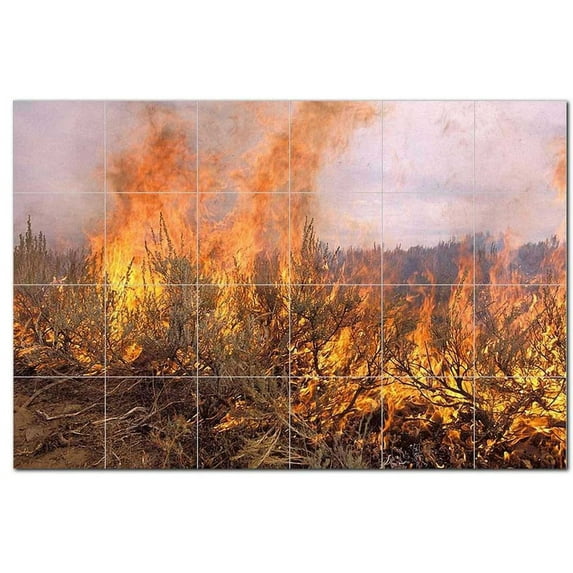 Landscapes Usda Ceramic Tile Mural Kitchen Backsplash Bathroom Shower, 405419-M6