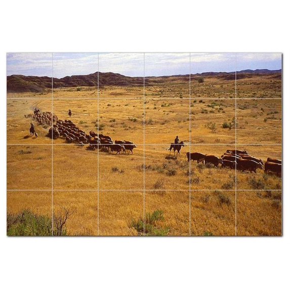 Landscapes Usda Ceramic Tile Mural Kitchen Backsplash Bathroom Shower, 405428-M6
