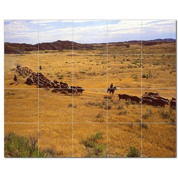 Landscapes Usda Ceramic Tile Mural Kitchen Backsplash Bathroom Shower, 405428-S5