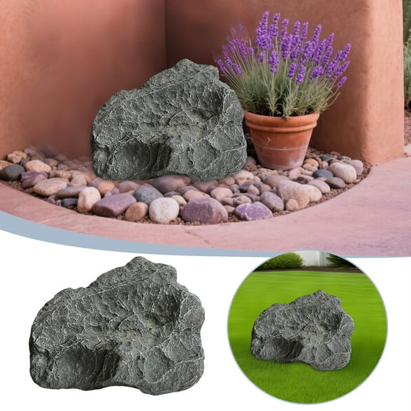Landscaping Rock, Lightweight Rock Cover, Foam Pseudorock, Realistic Natural Texture, Artificial Landscape Enclosure, Outdoor Rock for Well Pump, Landscaping