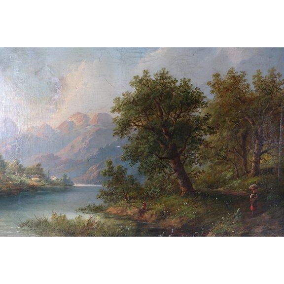 Landschaft in de Steiermark Poster Print by Eduard Boehm (24 x 36)