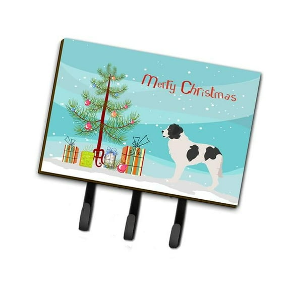 Landseer Christmas Leash Or Key Holder