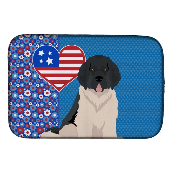 Landseer Newfoundland USA American Dish Drying Mat