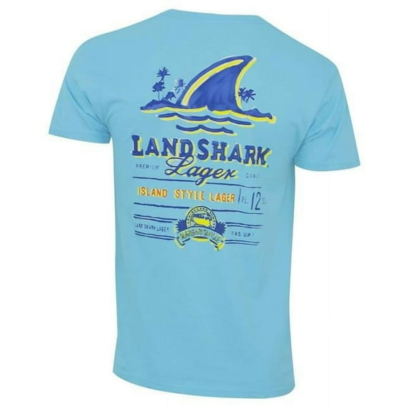 Landshark Landshark Aqua Mens T-Shirt - Medium