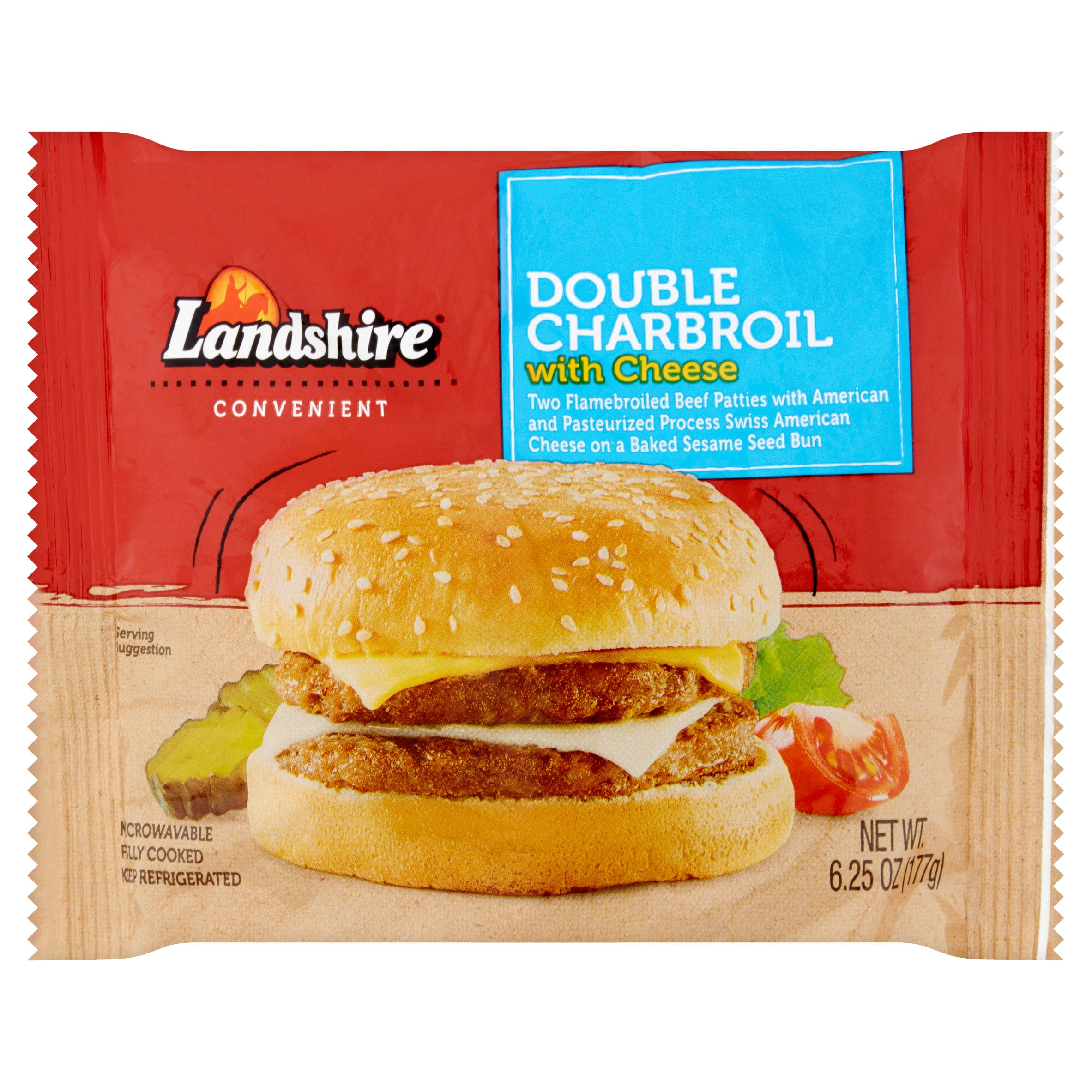 Landshire Double Charbroil with Cheese 6.25 oz Walmart