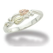 Landstroms Black Hills Gold on Silver Twist Ring