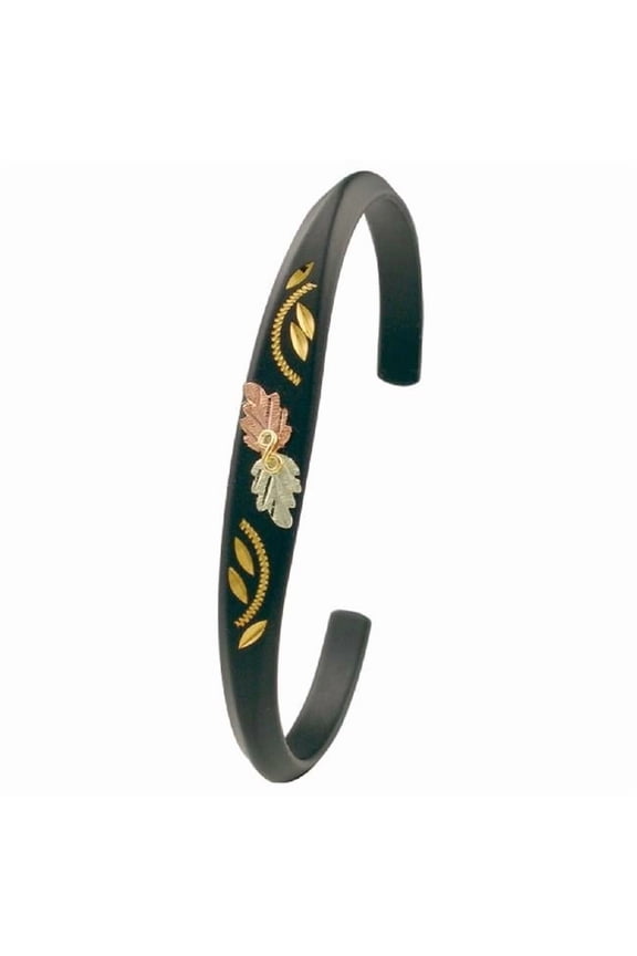 Landstroms G LBR506 Black Hills Gold Black Cuff Bracelet