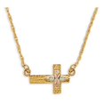 thumbnail image 1 of Landstroms G LNE602 Black Hills Gold Sideways Cross Necklace, 1 of 1