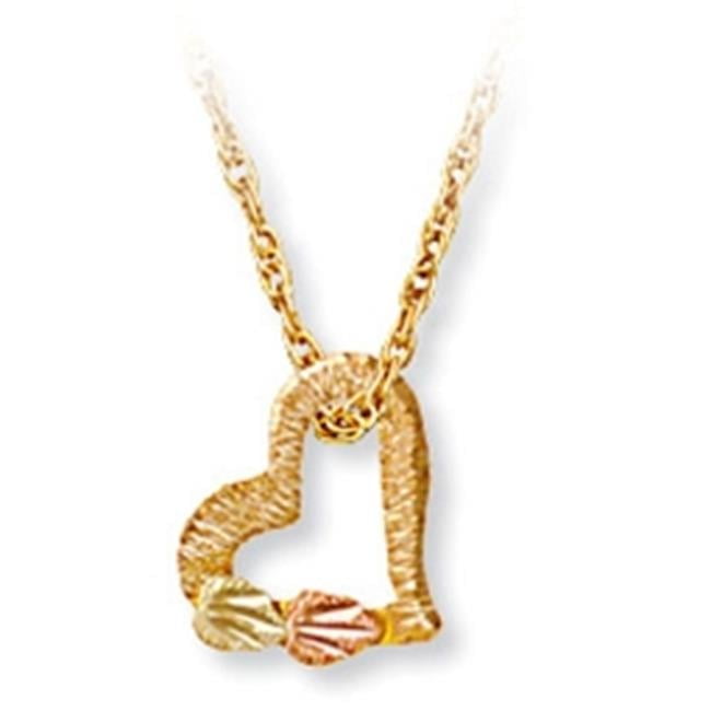 Landstroms GLE379-18 Black Hills Gold Heart Pendant Liberia Ubuy