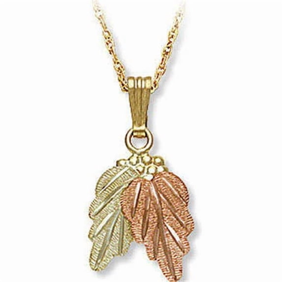 Landstroms GLPE447 Black Hills Gold Traditional Pendant - 0.4 x 0.75 in.