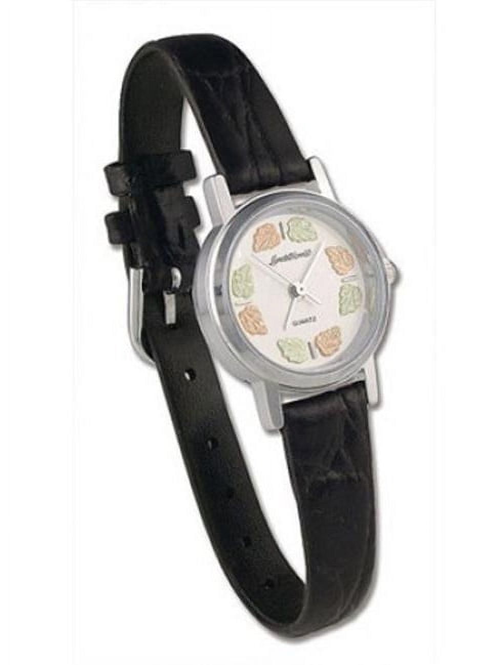 Landstroms MRL09250 Black Hills Gold Sterling Silver Ladies Watch - 0.91 x 8 in.