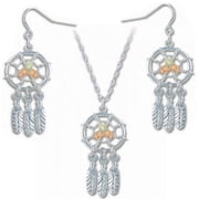 Landstroms MRLPE876 Silver Dream Catcher Necklace