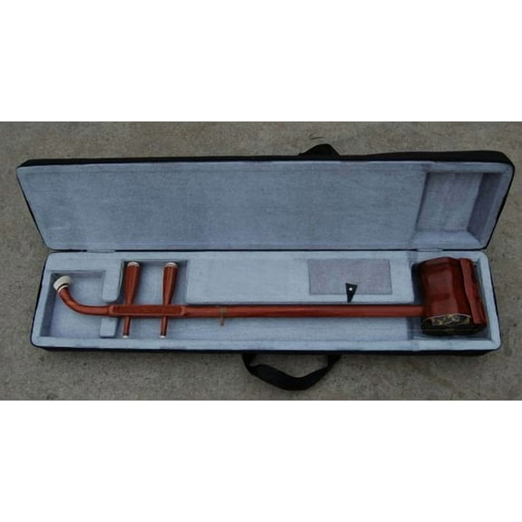 Landtom Rosewood Erhu Chinese 2-string Violin Fiddle Musical Instrument + Free Accessories