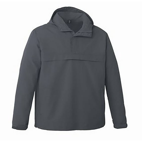 Landway Mens Hooded 1/2-Zip Windbreaker