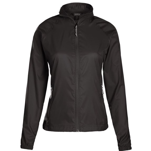 Landway Women's Nylon Windbreaker Zippered Pockets Full Length, Style 7200