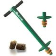 Landzie 5in1 Grass Plugger and Bulb Planter Tool for Lawn and Garden