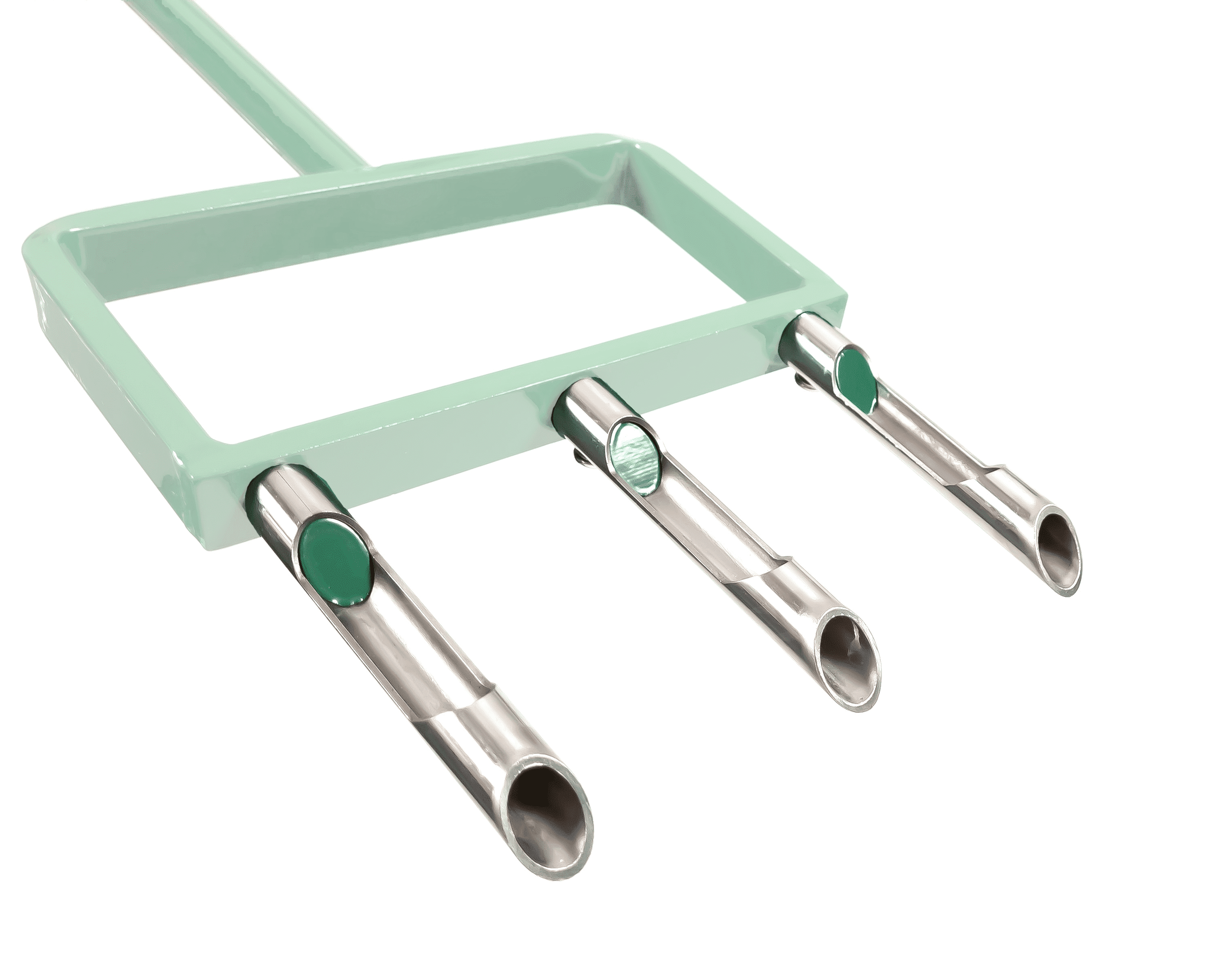 Landzie Lawn Aerator Replacement Tines - Set of 3 Hollow Tines for Aerator Lawn Tool - 3 Heavy Duty Stainless Steel Manual Lawn Aerator Hollow Tines for Compacted Soil - Manual Hand Coring Tool