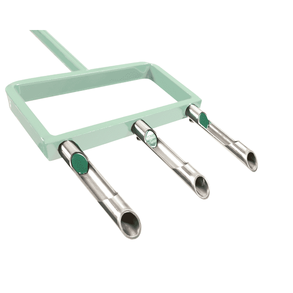 Landzie Lawn Aerator Replacement Tines - Set of 3 Hollow Tines for Aerator Lawn Tool - 3 Heavy Duty Stainless Steel Manual Lawn Aerator Hollow Tines for Compacted Soil - Manual Hand Coring Tool