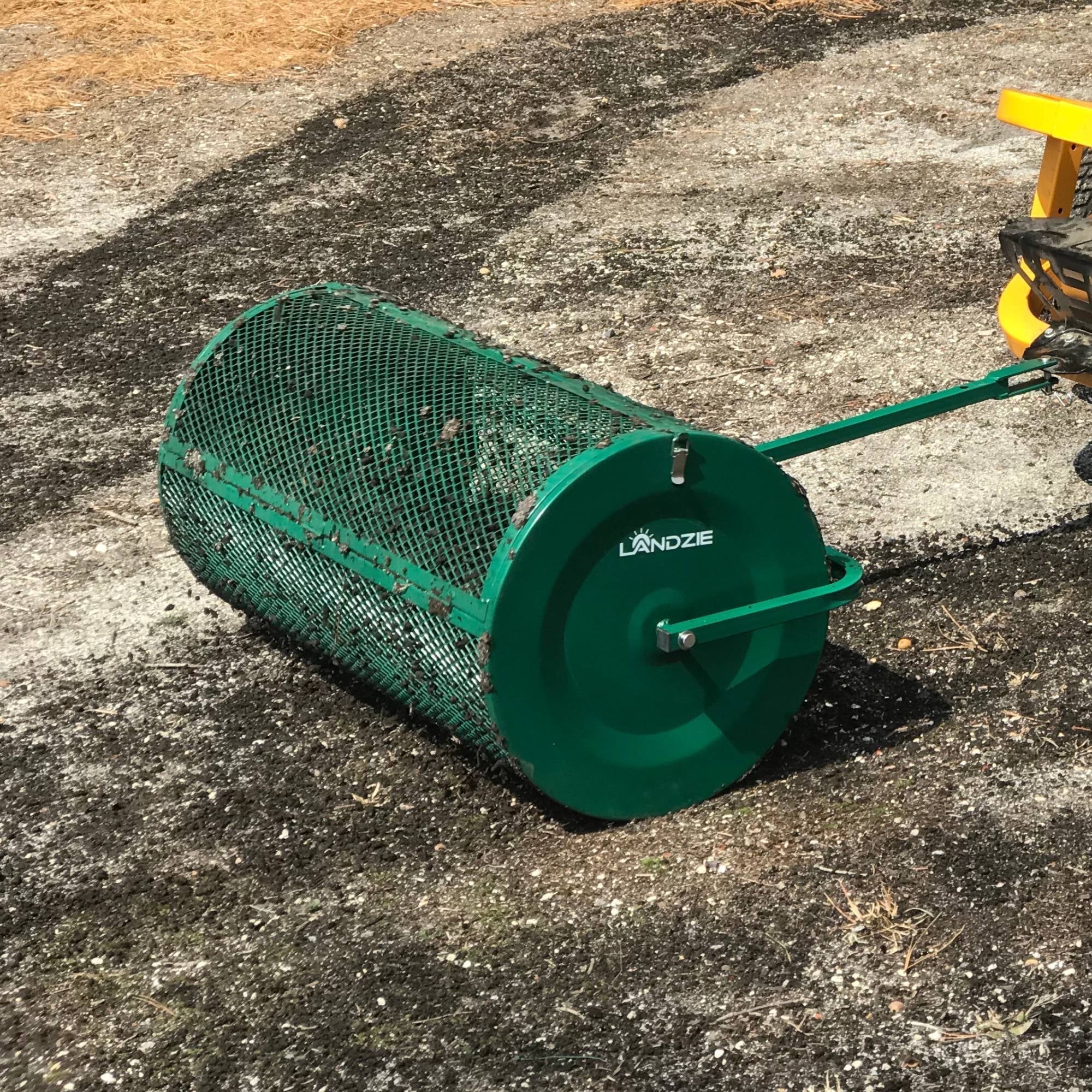 Landzie 36-Inch Heavy Duty Lawn & Garden Spreader - Push/Tow