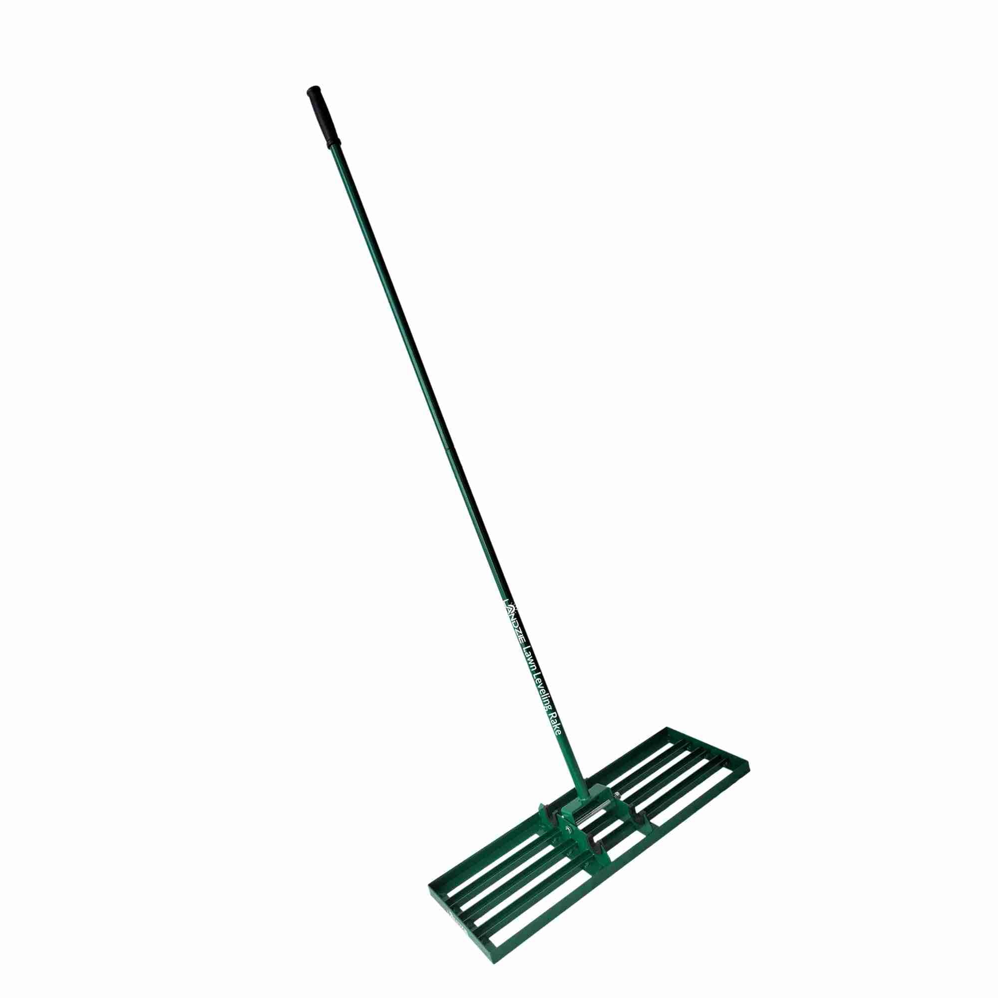 Landzie Lawn Leveling Rake - 36 Inch Wide 72 inch Handle Powder Coated  Yard, Garden, and Lawn Leveling Tool - Professional Lawn Care Landscaping  Tools 