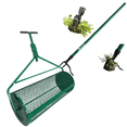 thumbnail image 1 of Landzie Spreader & Weeder Lawn & Garden Care Set - 44" Compost & Peat Moss Spreader w/ 44" Long Steel Stand up Manual Weeder - Easily Weed Grass & Apply Compost, Peat Moss, Topsoil, Sand, 1 of 6