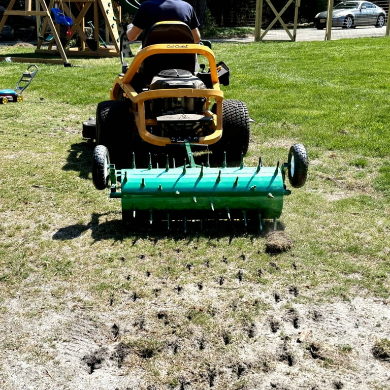 Landzie Tow Behind Aerator Lawn Tool Pull Behind Aerator Lawn