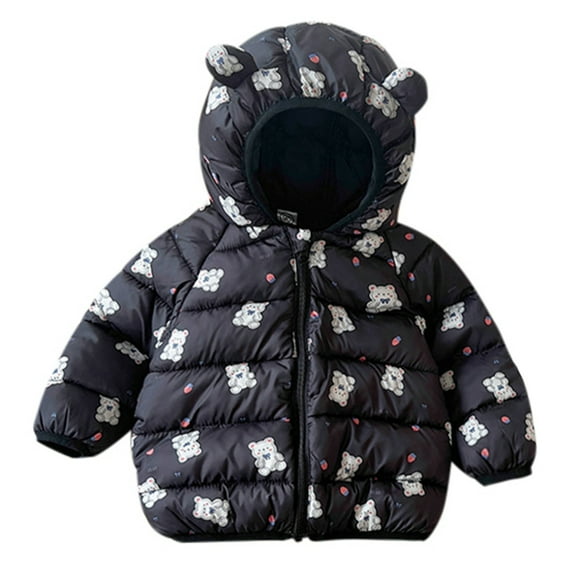 Landzoo Baby Coat Autumn And Winter Children's Down Padded Jackets For Boys And Girls Toddlers' Lightweight Hooded Puffer Jacket