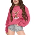thumbnail image 1 of Landzoo Big Girls Sweatshirt Graphic Print Long Sleeve Crew Neck Fall Winter Warm Sweatshirts For Girls Size 9-10 Years, 1 of 4
