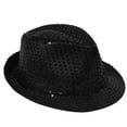 thumbnail image 1 of Landzoo Children's Performance Hat Universal Fashion Top Hat Solid Color Sequin Jazz Hat Stage Hat, 1 of 3