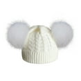 thumbnail image 1 of Landzoo Childrens Baby Knitting Wool Hemming Hat Keep Warm Winter Hiarball Fu R Ball, 1 of 2