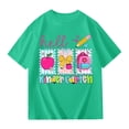 thumbnail image 1 of Landzoo Girls Back To School T-Shirt Graphic Print Short Sleeve Crew Neck Autumn Classroom Wear Girls Tees, 1 of 7