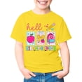 thumbnail image 1 of Landzoo Girls Back To School Tees Graphic Print Short Sleeve Crew Neck Autumn Playground Activity Girls T-Shirt, 1 of 7