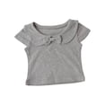 thumbnail image 1 of Landzoo Girls Back To School Tees Solid Color Short Sleeve Crew Neck Autumn Cozy Soft Girls T-Shirt, 1 of 3