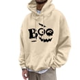 thumbnail image 1 of Landzoo Halloween Hoodies For Men Graphic Print Long Sleeve Hooded Fall Season Tops Men Casual Sweatshirts Size L, 1 of 4