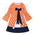 thumbnail image 1 of Landzoo Halloween Toddler Girls Dress Polka Dot Long Sleeve Crew Neck Fashion Girls Dresses Size 2-3 Years, 1 of 6