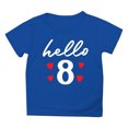 thumbnail image 1 of Landzoo Infant Boys Back To School T-Shirt Letter Print Short Sleeve Crew Neck Autumn Classroom Wear Boys T-Shirt, 1 of 3