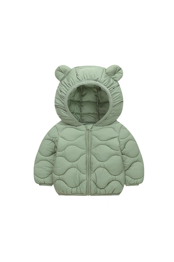 Jackets Toddler Kids Baby Boys Girls Long Sleeve Bear Ears Winter Outwear Jacket Coat Outerwear Comfy Breathable