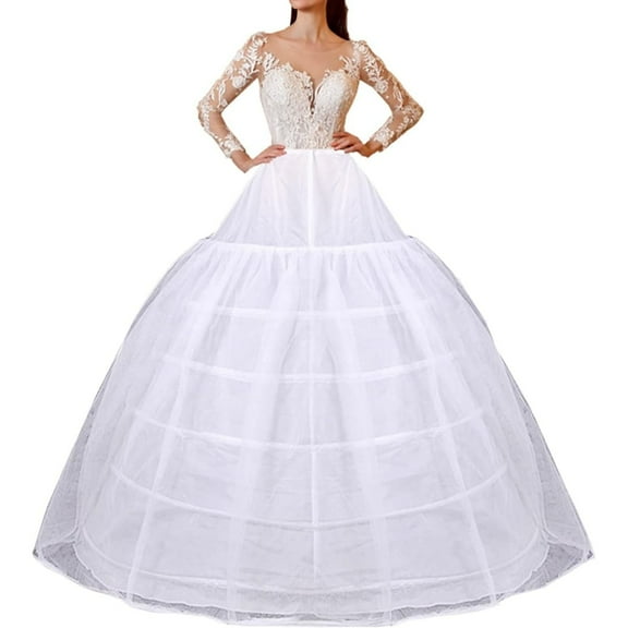 Landzoo One 8 Skirt Hoopless Petticoat Underskirt For Bridal Wedding Dresses Beautiful Cozy Women's Dress