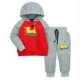 thumbnail image 1 of Landzoo One Baby Boy Clothes Toddler Boys Fall Winter Outfits Dinosaur Print Zipper Hoodie Tops Sweatsuit Pants Set Cute Cozy Children Dailywear 12M, 1 of 2