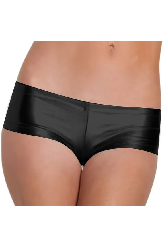 Carnival Ladies' Smooth Leather Triangle Underwear For Stage Performance And Evening Wear Beautiful Stylish Women's Skirt