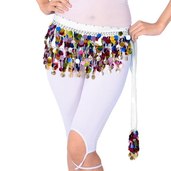 Landzoo One Carnival Skirt Sequin Embroidered Performance Swing Skirt Dance Skirt Performance Beautiful Stylish Women's Skirt