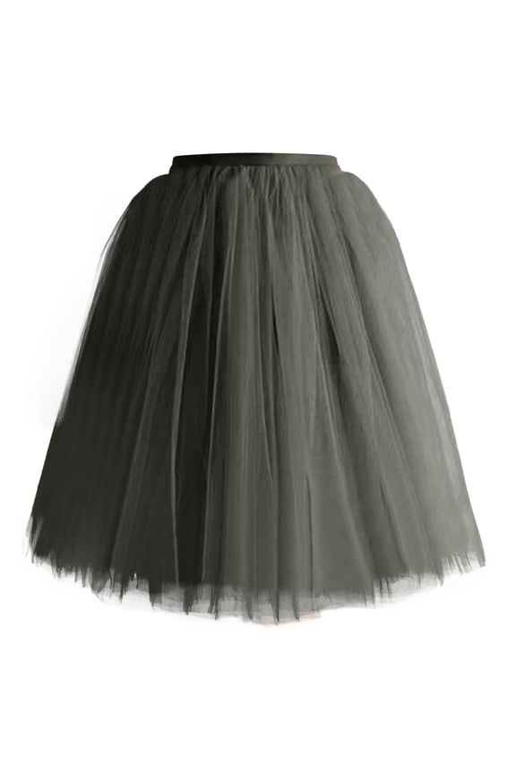 Carnival Womens Pleated Knee Length Skirt Adult Tutu Dancing Skirt Beautiful Stylish Women's Skirt